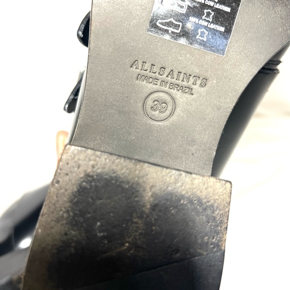 All Saints Silva Monk Strap Brogue - Picture 7 of 8